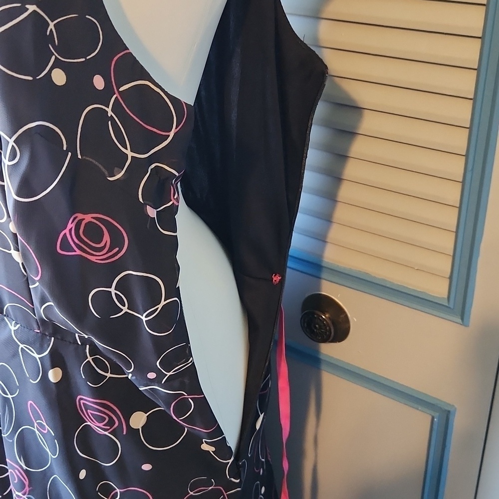 Scarlett Black Sleeveless Dress with Pink Ribbon - Picture 11 of 12